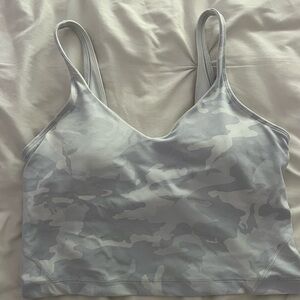 Lululemon Gray Camouflage Women's Athletic Shirt